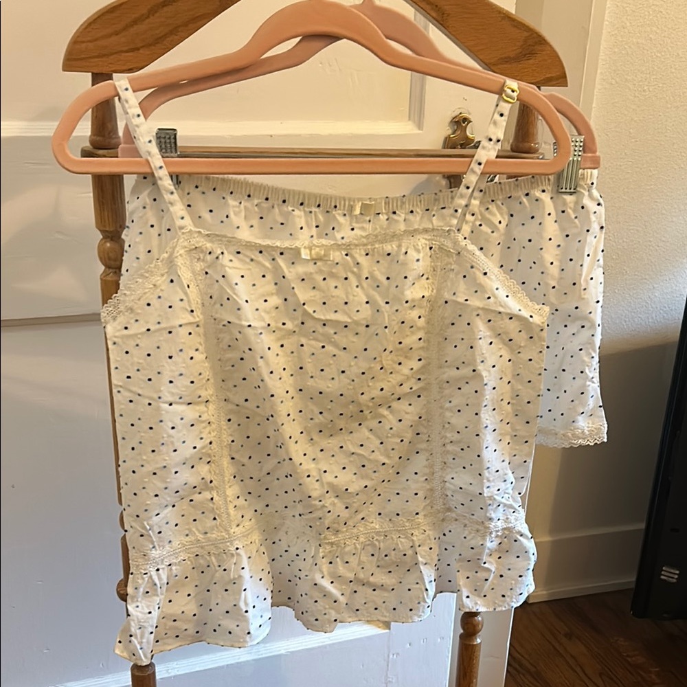 Kate Spade “Dream a Little Dream” Shorts and Tank PJ Set Bridal Something Blue